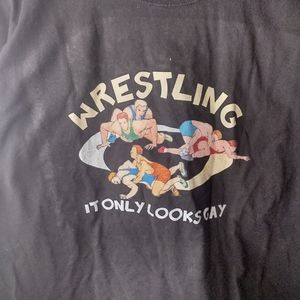 Funny y2k wrestling Tee
